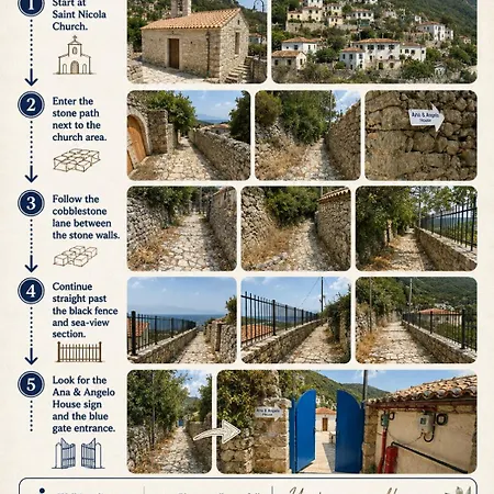 Ana & Angelo Stone House Himare *